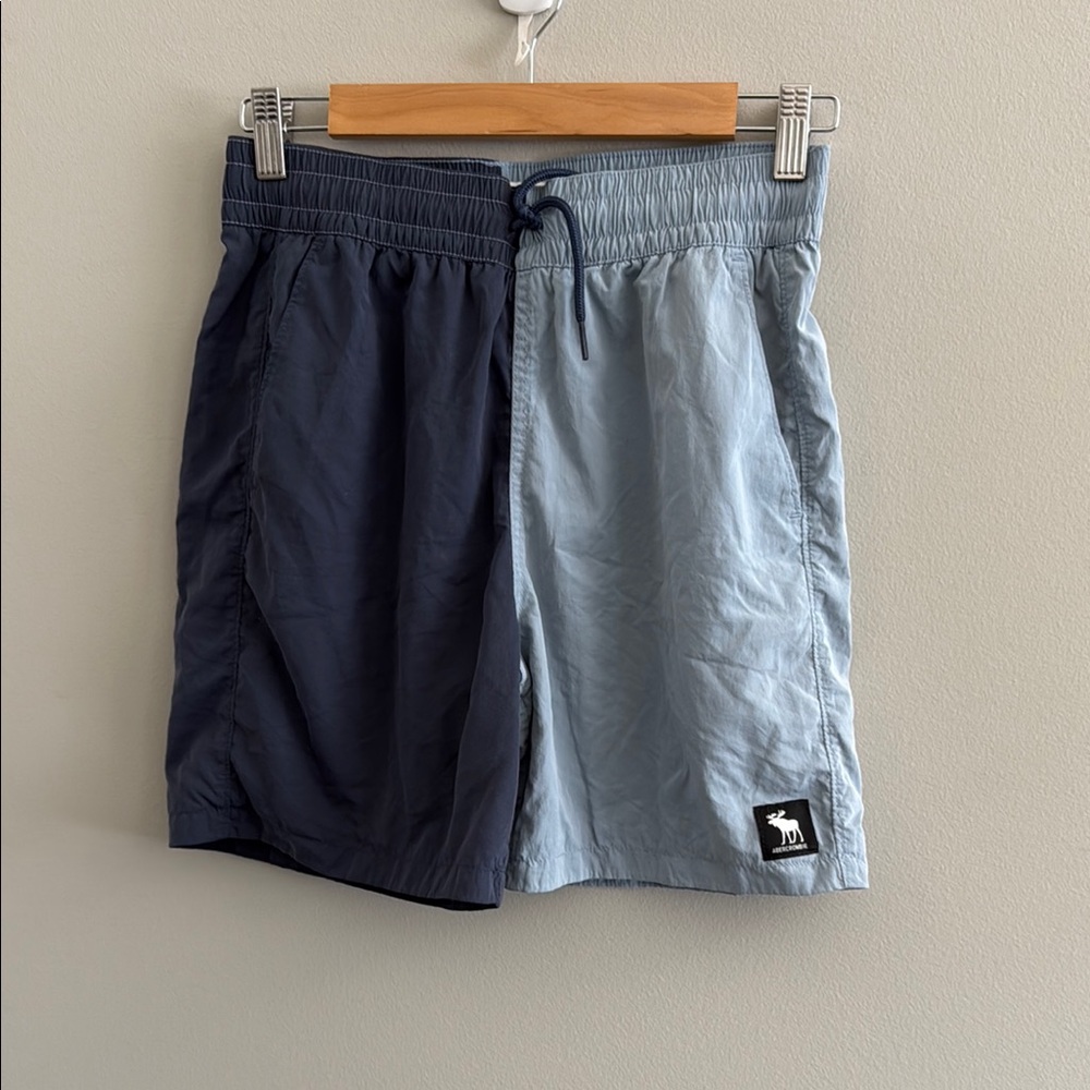 Abercrombie Kids Navy and Light Blue Shorts